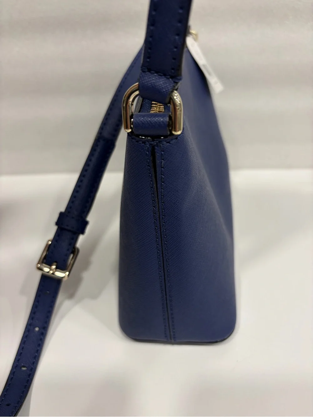 kate spade navy leather crossbody with blue sea turtle appliqués
